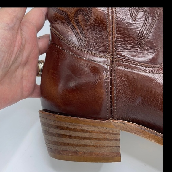 MENS BRAZILIAN HANDCRAFTED COWBOY BOOTS EXCEPTIONALLY WELL MADE IMPORTED LEATHER - Picture 11 of 15